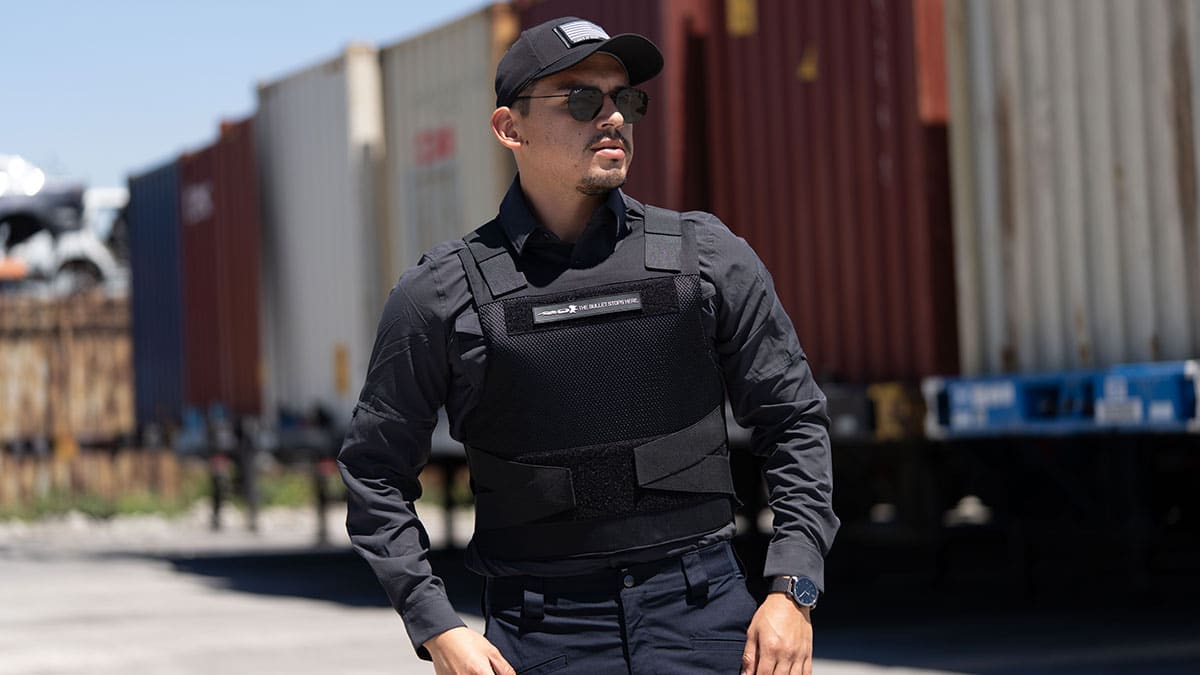 Spectre Concealable Bulletproof Vest Level 3A Color Black