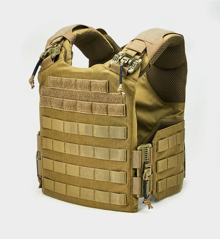 Quadrelease Tactical Plate Carrier Tan