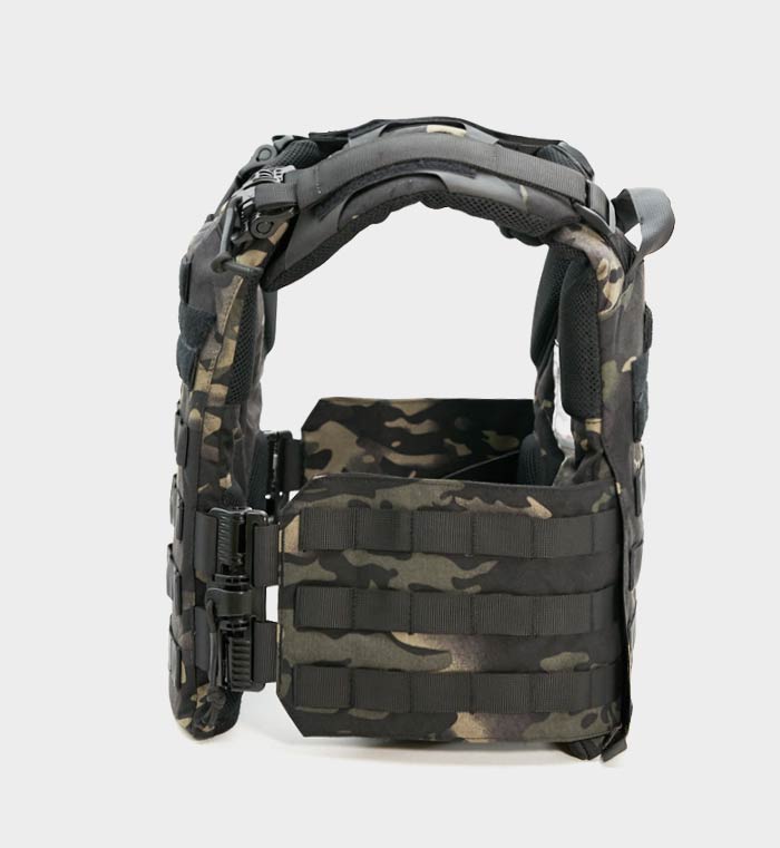 Quadrelease Plate Carrier Black Multicam