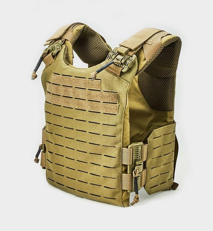 Quadrelease Tactical Plate Carrier Tan