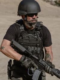 Ballistic Helmet MICH Mid-Cut Black