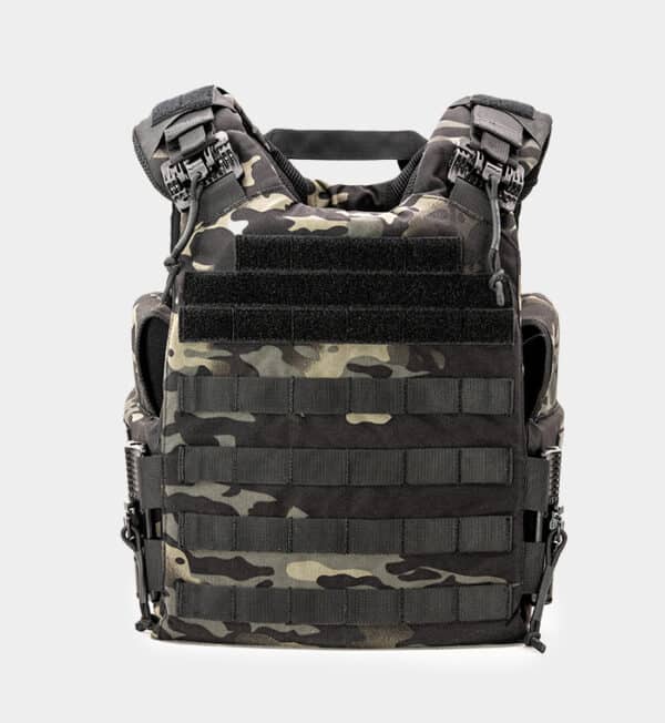 Quadrelease 2.0 Plate Carrier in Black Multicam