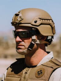 Ballistic Helmet MICH Combat Coyote Brown