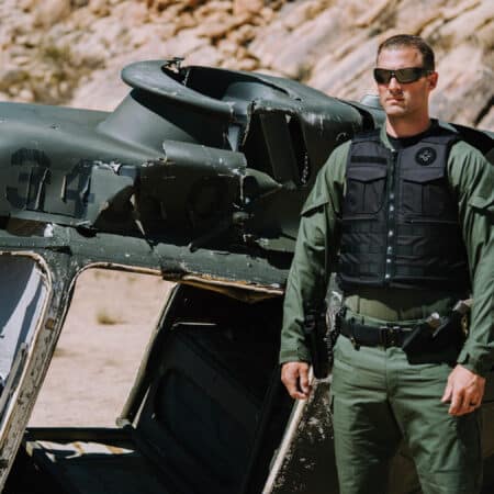 Police Officer wearing Livewire Bulletproof Body Armor
