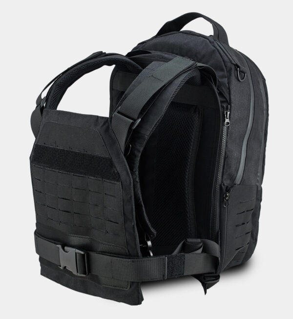 rapid deploy bulletproof backpack black molle