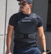 Security Guard wearing Spectre Bulletproof Vest